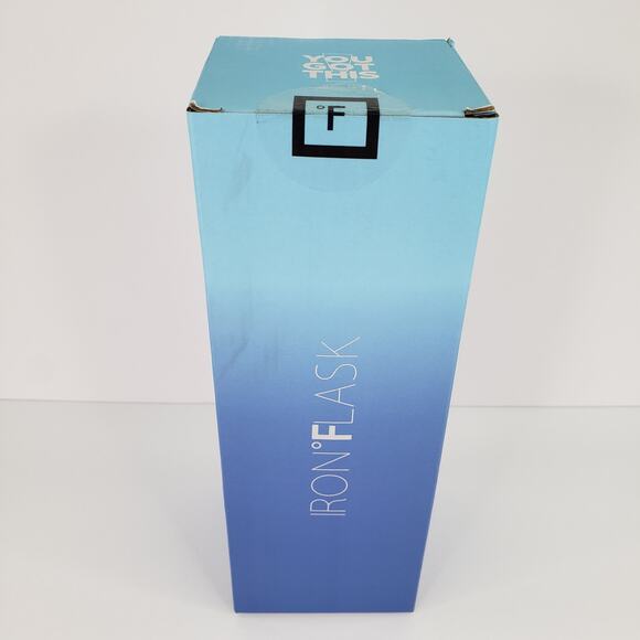 IRON °FLASK Rover Tumbler 32oz Blue Waves Vacuum Insulated 2Lids 2Straws Hydrate - Picture 10 of 14